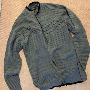 Sean John mens zip up cardigan